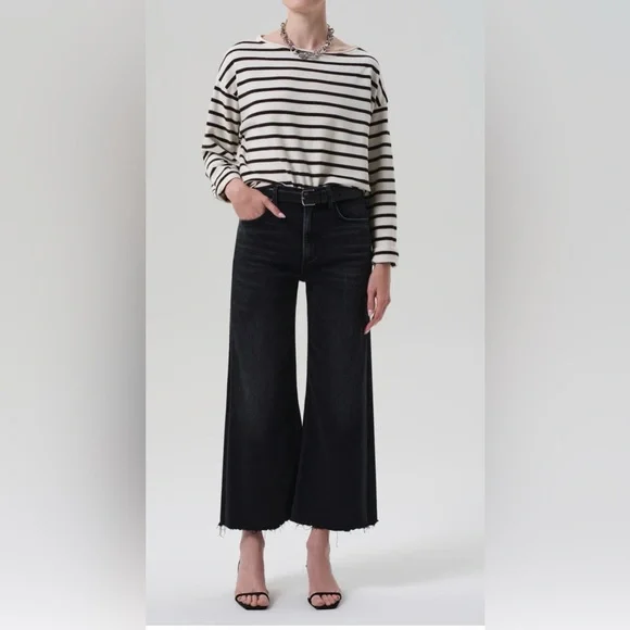 Citizens Of Humanity Midnight Wide Leg Jeans - Picture 7 of 8